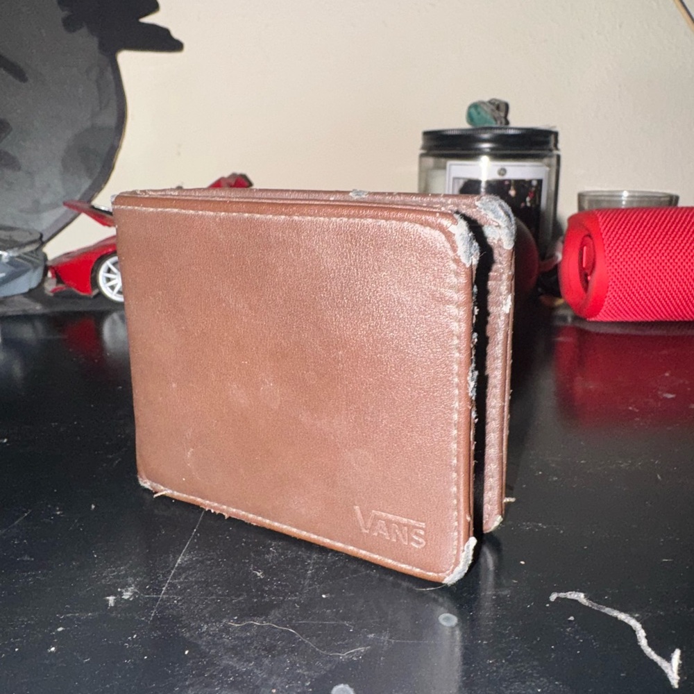 Vans Brown Leather Wallet